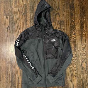 North Face Hooded Zip Up